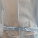 Disposable surgical gowm for patient