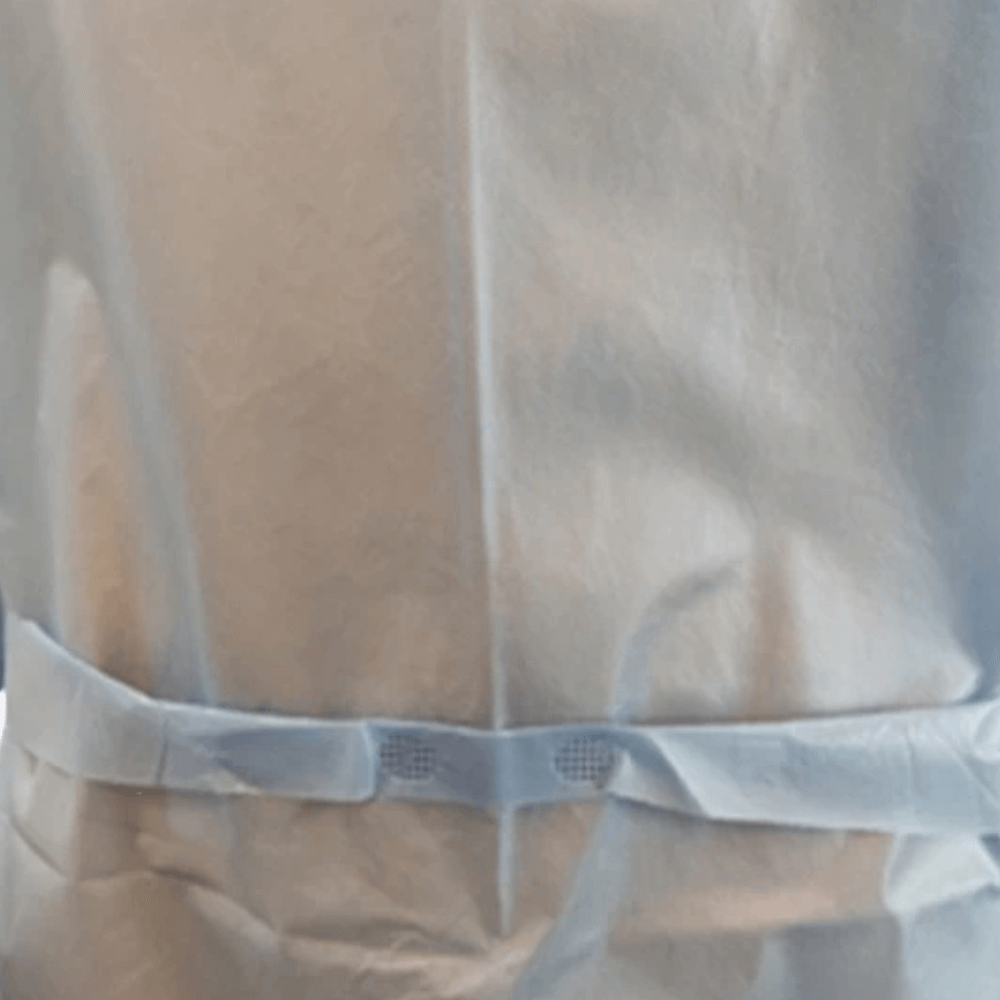Disposable surgical gowm for patient