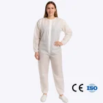 Polypropylene Disposable Protective Suit with Thumb-Loop