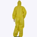 chemical disposable coveralls with hood