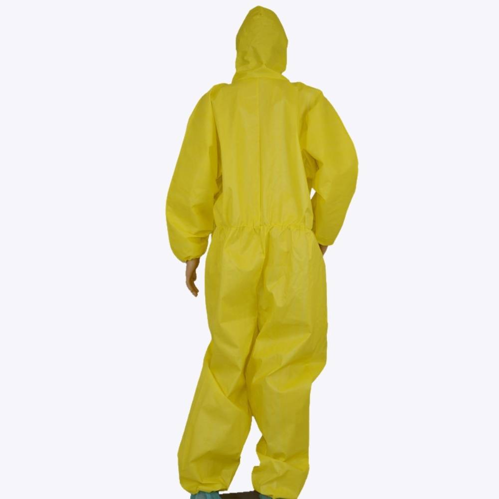 chemical disposable coveralls with hood