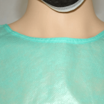 disposable isolation gowns Neckline details