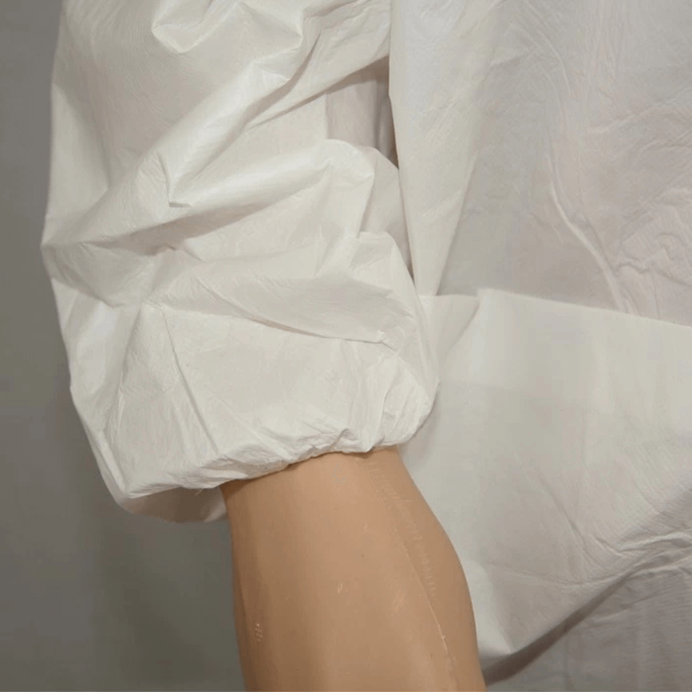 disposable lab coat with Elastic cuffs