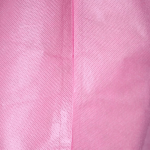 pink disposable lab coat