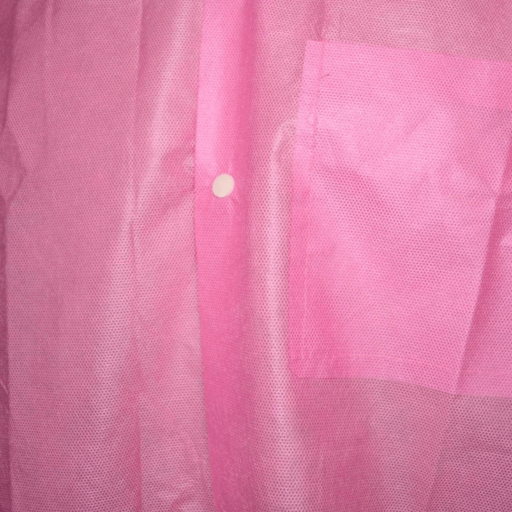 pp pe disposable lab coats with Snap Buttons