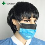 Black strap anti fog disposable masks