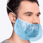 Disposable blue Polypropylene Beard Restraints