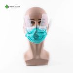 Disposable non woven mask with eye shield