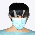 Surgical face shield mask