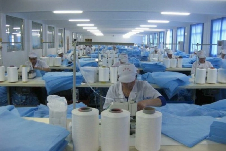 disposable reforince surgical gown factory workshop orient honest
