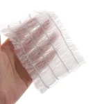 white disposable hair bands with elastic