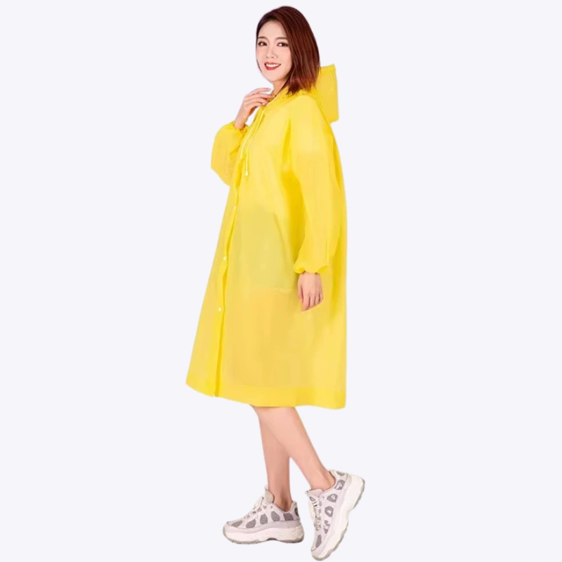 yellow disposable raincoats with sleeves