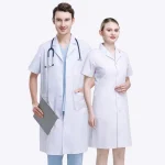 short sleeve white lab coat wholesale