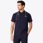 Henley Custom Medical Scrubs For Men
