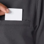 Large side pockets medical scrubs