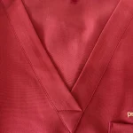 V-neck medical scrubs tops for womens