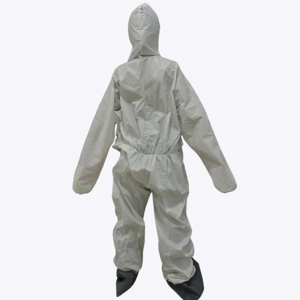 Microporous disposable protective suit